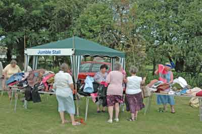 The Jumble Stall attracted its usual clientele 
