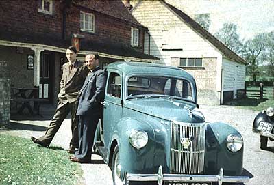 Outside The Anchor in the 1950s