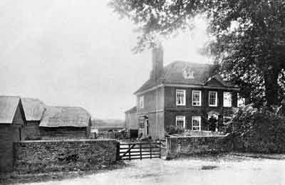 Brocas Farm, Lower Froyle, in 1915 