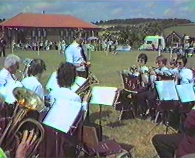 Basingstoke Silver band provided the music