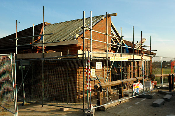 Awaiting front timbers 