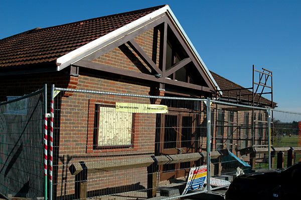 The roof is now completed.