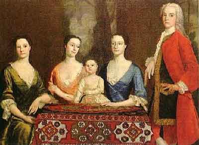Isaac Royall & family 1741