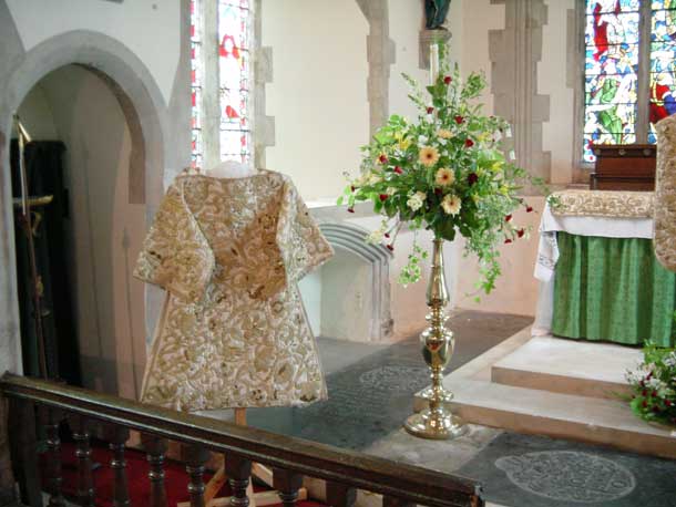 Vestments on show in May 2003