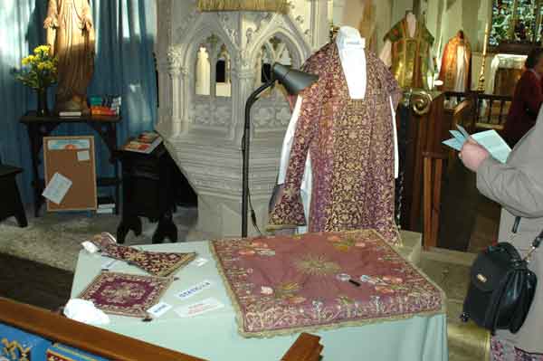 Vestments on show in November 2005