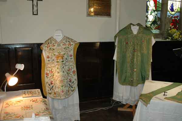 Vestments on show in November 2005