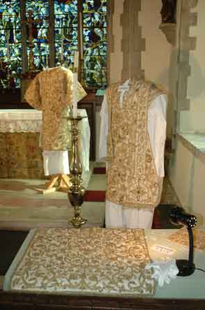 Vestments on show in November 2005