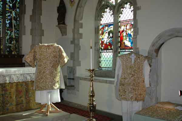 Vestments on show in November 2005