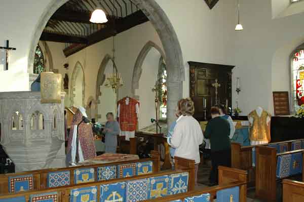 Vestments on show in November 2005