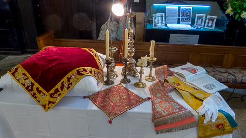 The Exhibition of Vestments in St Mary&rsquo;s