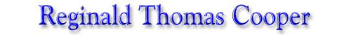 Reginald Thomas Cooper