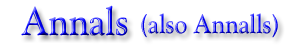 Annals (also Annals)
