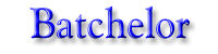 Batchelor
