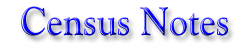 Census Notes