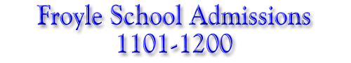 Froyle School Admissions