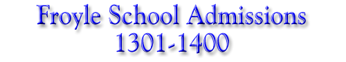 Froyle School Admissions