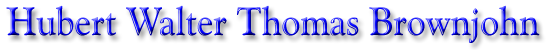 Hubert Walter Thomas Brownjohn